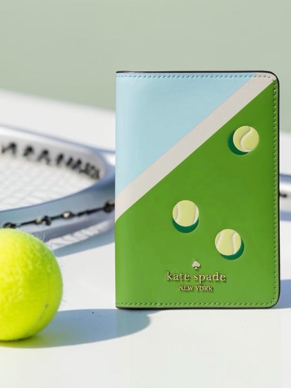 Kate Spade, grand slam, tennis passport holder NWT - Picture 1 of 7